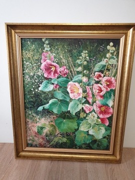 Obraz Olejny - Kwiaty na Łące - Martwa Natura 