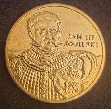 2 zł Jan III Sobieski 2001 rok mennicza