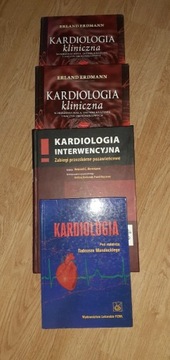 Kardiologia zestaw 4 książek studentów medycyny 