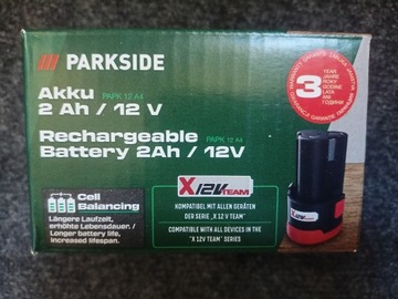 Parkside Akumulator 12V 2AH Cell Balancing Model DE