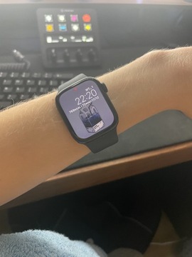 Apple Watch Series 7 41 Midnight CAŁY ZESTAW