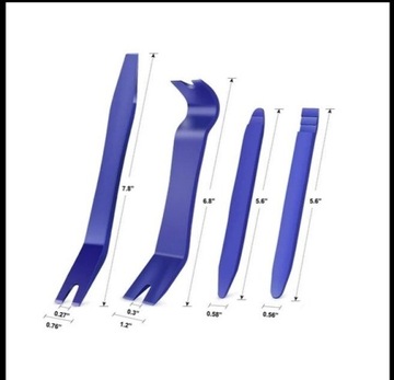 Zestaw narzędzi do demontażu plastików i tapicerki