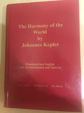 The Harmony of The World by Johannes Kepler