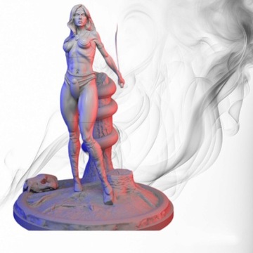 Figurka druk 3D żywica " Aspen lohia "- 120 mm