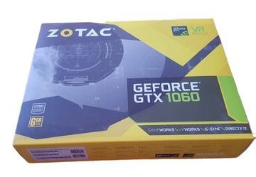 Grafika Zotac GTX 1060 6GB GDDR5 BOX