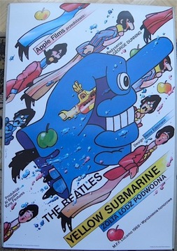 YELLOW SUBMARINE - THE BEATLES - PLAKAT FILMOWY