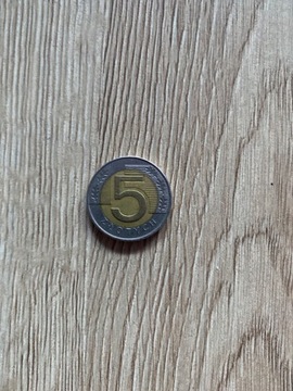 Moneta 5zł z roku 1996