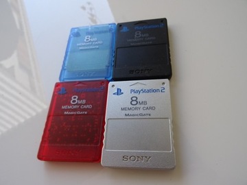 Sony Ps2 czerwona niebieska szara FMCB Przeróbka
