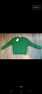 Sweter damski zielony p
