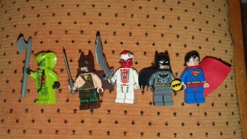 LEGO FIGURKI 2 X BATMAN, SUPERMAN, 2 X WĘŻONY