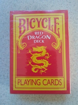 BICYCLE Red Dragon karty do gry USA