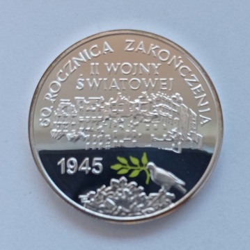 10zł 2005r, 60 Rocznica Wojny, Mennicza