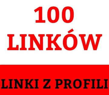 POZYCJONOWANIE RĘCZNE SEO - 100 LINKÓW Z PROFILI