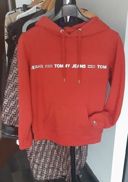 Tommy Jeans bluza czerwona S