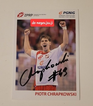 Karta z autografem Chrapkowskiego (do negocjacji)