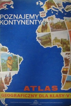 Atlas geograficzny dla klasy V. 