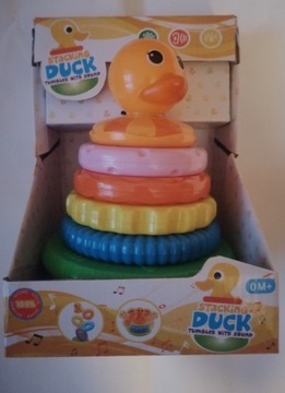 Duck grająca kaczka piramida zabawka licytacja 