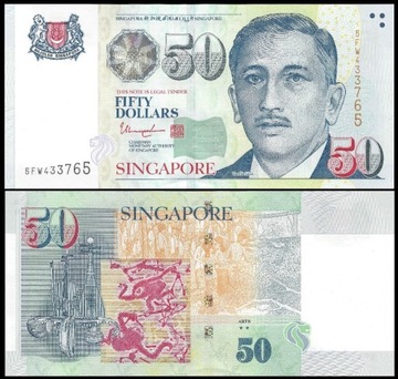 * SINGAPUR dolarów ND/2008 P-49i stan ** UNC **