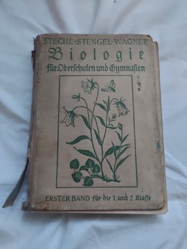 Książka biologie fur oberschulen und gymnasie 1942