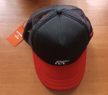 Superdry NYC czapka z daszkiem trucker nowa 