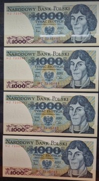 Banknot 1000 zł Mikołaj Kopernik 1982 r stan UNC 