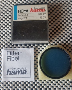 HOYA hama KB12 E55 Japan filtr fotograficzny