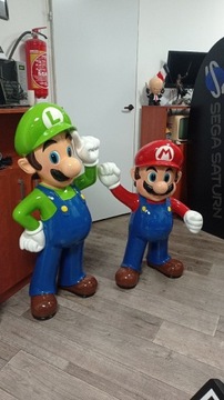 Duża figura, statua Mario i Luigi