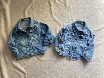 Melby kurtki jeansowe jeansówki bliźniaki 80