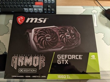 Karta graficzna MSI GTX 1660 Ti Armor OC 6GB GDDR6