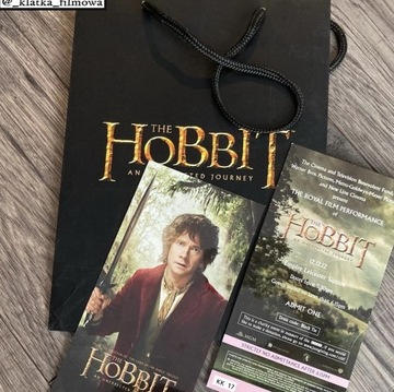 The Hobbit: An Unexpected Journey premierowy bilet