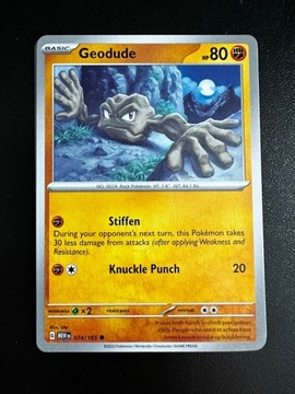 Karta Pokemon Geodude 074/151 MEW 151