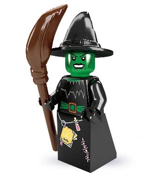 LEGO minifigurka czarownica wiedźma seria 2