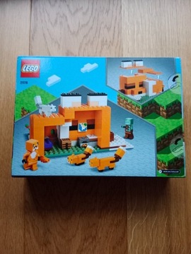 Lego Minecraft 21178, siedlisko lisów