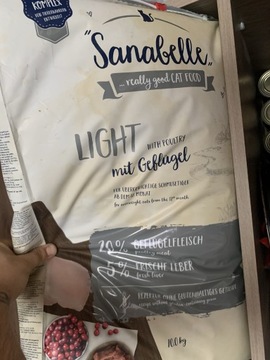 Sanabelle Light 1kg karm dla kotòw sterylizowanych