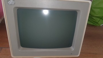 Monitor IBM 8503 czarno-biały sprawny.
