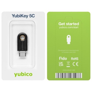 Klucz zabezpieczający Yubico Yubikey 5C czarny