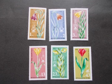 Bułgaria 2686-91 Kwiaty **