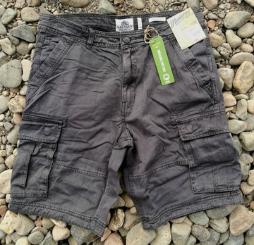 Krótkie spodnie,BIO Bawełna,Cargo,W32