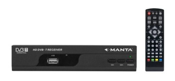 Tuner Dekoder DVB-T HD Manta DVBT02 [ZESTAW]