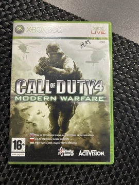 Gra XBOX 360 Call of Duty Modern Warfare 4