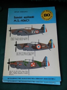 TBiU nr 80 Samolot mysliwski MS 406C1