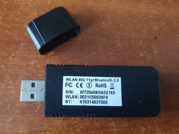 USB WLAN + BLUETOOTH 2.0