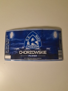 CHORZOWSKIE PILSNER Etykieta Nowa