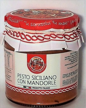 PESTO z MIGDAŁAMI 180 G. - SYCYLIJSKIE