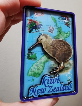 Magnes na lodówkę 3D Nowa Zelandia kiwi