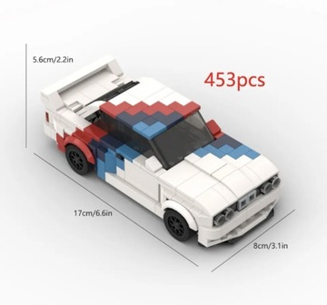 Klocki na wzór LEGO BMW M3 Autko Samochodzik Prezent Hit M Pakiet Wyścig