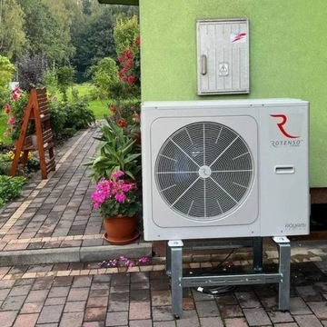 Pompa ciepła split ROTENSO 8kW na gotowo z CWU