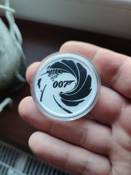 007 James Bond 2022 srebro 1oz Perth Mint 