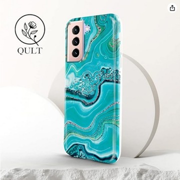 Etui samsung s21 ultra Qult Zielony Marmur