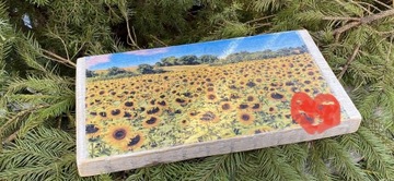Słoneczniki obraz pamiątka prezent 